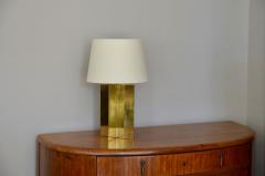  Design Fr res Croissillon Polished Brass and Parchment Table Lamp - 718779