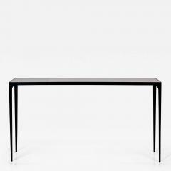  Design Fr res Extra long Esquisse Blackened Iron and Goatskin Console by Design Fr res - 1344429