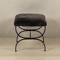  Design Fr res Grey Fur Strapontin Stool by Design Fr res - 3102720