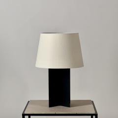  Design Fr res Large Cuatrolados Blackened Steel Lamp with Custom Parchment Shade - 1544742