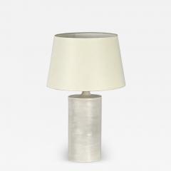  Design Fr res Large Satin White Rouleau Ceramic Table Lamp by Design Fr res - 4051073