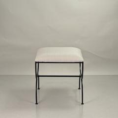 Design Fr res Large Strapontin Cream Horsehair Stool by Design Fr res - 4317663