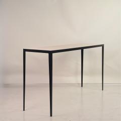  Design Fr res Long tude Iron and Cream Limestone Console or Sofa Table by Design Fr res - 4572663