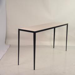 Design Fr res Long tude Iron and Cream Limestone Console or Sofa Table by Design Fr res - 4572664