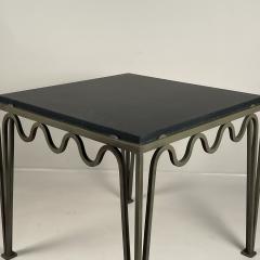  Design Fr res M andre Verdigris and Black Limestone Square Side Table by Design Fr res - 4050888