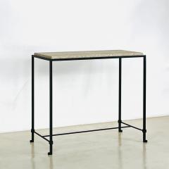  Design Fr res Narrow Diagramme Travertine Side or End Table by Design Fr res - 4387530