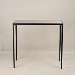  Design Fr res Narrow Etude Wrought Iron and Honed Cream Limestone Console by Design Fr res - 4328022