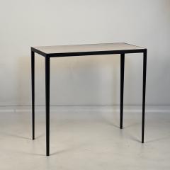  Design Fr res Narrow Etude Wrought Iron and Honed Cream Limestone Console by Design Fr res - 4328024