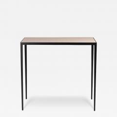  Design Fr res Narrow Etude Wrought Iron and Honed Cream Limestone Console by Design Fr res - 4328162