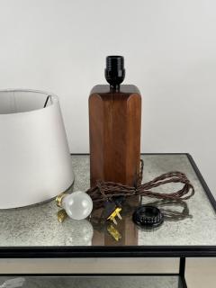  Design Fr res Octogone Walnut Table Lamp with Parchment Shade by Design Fr res - 3631344