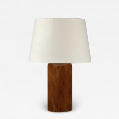  Design Fr res Octogone Walnut Table Lamp with Parchment Shade by Design Fr res - 3631638