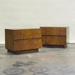  Design Fr res Pair of Amboine Burl Wood Night Stands by Design Fr res - 3106118