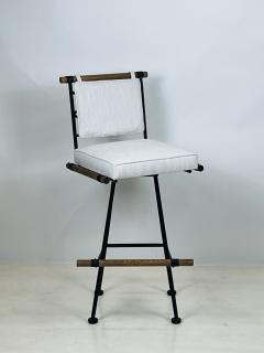  Design Fr res Pair of Antibes Swiveling Bar Stools by Design Fr res in COM - 4311963
