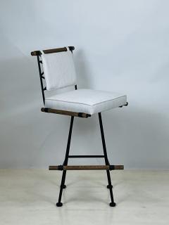  Design Fr res Pair of Antibes Swiveling Bar Stools by Design Fr res in COM - 4311966