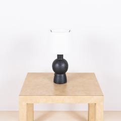  Design Fr res Pair of Black Bilboquet Stoneware Lamps by Design Fr res - 3180616