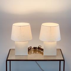  Design Fr res Pair of Bloc Parchment Lamps with Parchment Paper Shades by Design Fr res - 1533274