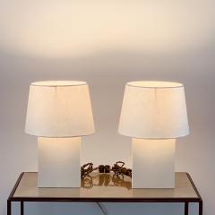  Design Fr res Pair of Bloc Parchment Lamps with Parchment Paper Shades by Design Fr res - 1533278