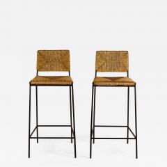  Design Fr res Pair of Campagne Counter Height Stools by Design Fr res - 1275840