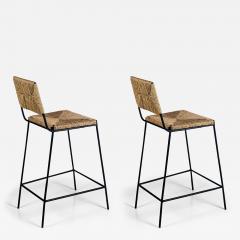  Design Fr res Pair of Campagne Counter Height Stools by Design Fr res - 3732843