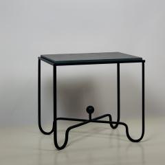  Design Fr res Pair of Chic Grey Slate Entretoise Side Tables by Design Fr res - 1538641