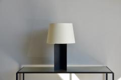  Design Fr res Pair of Croisillon Matte Black and Parchment Lamps - 718831