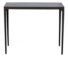  Design Fr res Pair of Esquisse Ebonized Grooved Oak Side Table - 1062076