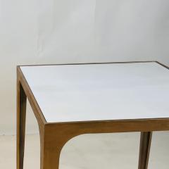  Design Fr res Pair of Esquisse Gilt Finish and Goatskin Top Side Tables by Design Fr res - 4712246