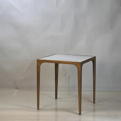  Design Fr res Pair of Esquisse Gilt Finish and Goatskin Top Side Tables by Design Fr res - 4712247