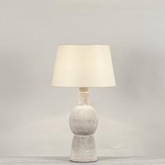  Design Fr res Pair of Large Bilboquet White Stoneware Lamps by Design Fr res - 3919625