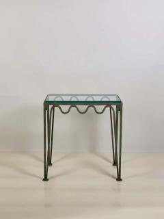  Design Fr res Pair of M andre Verdigris and Glass Night Stands by Design Fr res - 1732223