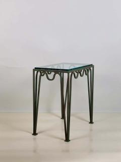  Design Fr res Pair of M andre Verdigris and Glass Night Stands by Design Fr res - 1732226