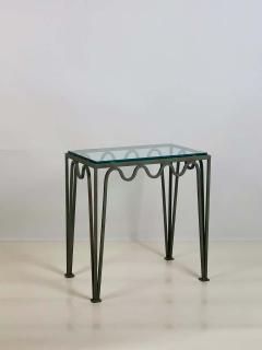  Design Fr res Pair of M andre Verdigris and Glass Night Stands by Design Fr res - 1732228