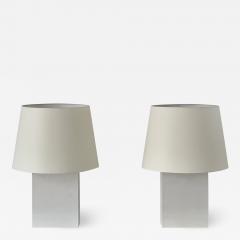  Design Fr res Pair or Large Bloc Parchment Table Lamps by Design Fr res - 1313951