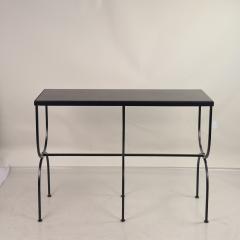  Design Fr res Slender Arcade Wrought Iron and Black Limestone Console by Design Fr res - 4555307