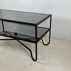  Design Fr res Smoked Glass Entretoise 2 Tier Cocktail Table by Design Fr res - 4801243