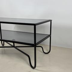  Design Fr res Smoked Glass Entretoise 2 Tier Cocktail Table by Design Fr res - 4801245