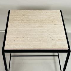  Design Fr res Square Diagramme Side Table in Travertine by Design Fr res - 4413217