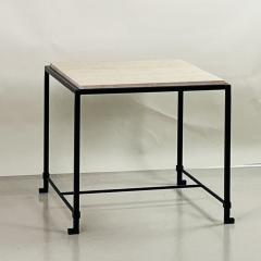  Design Fr res Square Diagramme Side Table in Travertine by Design Fr res - 4413218