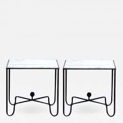  Design Fr res The Entretoise Wrought Iron and Marble Tables - 742020