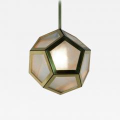  Design Fr res The Large Pentagone Brass and Glass Lantern - 721968