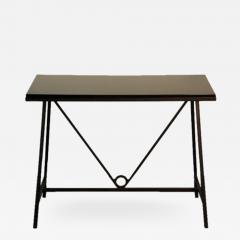  Design Fr res The Trapeze Wrought Iron and Lacquer Console - 721971