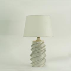  Design Fr res White Strates Ceramic Lamp by Design Fr res - 4486389