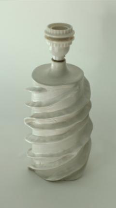  Design Fr res White Strates Ceramic Lamp by Design Fr res - 4486392