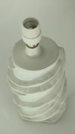  Design Fr res White Strates Ceramic Lamp by Design Fr res - 4486393