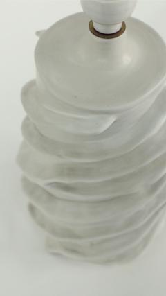  Design Fr res White Strates Ceramic Lamp by Design Fr res - 4486394