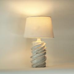  Design Fr res White Strates Ceramic Lamp by Design Fr res - 4486397