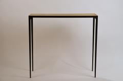  Design Fr res Wide Esquisse Natural Parchment and Wrought Iron Console by Design Fr res - 1048412