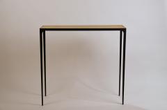  Design Fr res Wide Esquisse Natural Parchment and Wrought Iron Console by Design Fr res - 1048413