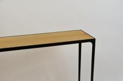  Design Fr res Wide Esquisse Natural Parchment and Wrought Iron Console by Design Fr res - 1048424