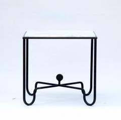  Design Fr res Wrought Iron and Marble Entretoise Side Table by Design Fr res - 1088057